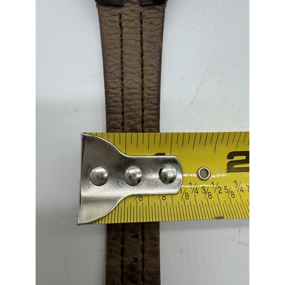 Timex Expedition Indiglo Mens Watch Brown Leather Strap Gunmetal Case WR 100M